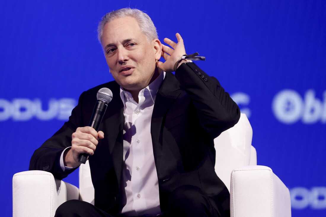 David Sacks speaks onstage during The Bitcoin Conference at The Venetian Las Vegas in January.