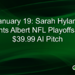 Sarah Hyland Fronts Albert’s $39.99 AI Finance Assistant in NFL Playoffs Ad