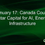 Canada Engages Qatar for Major AI, Energy Funding to Accelerate Infrastructure Projects