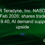 Teradyne Reports $249.40 Stock Price Amid 109% Annual Growth Driven by AI Demand